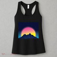 Retrowave Mountains Women's Tank Top thumb 3