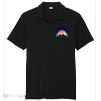 Retrowave Mountains Sport-Tek Posi-UV Pro Polo thumb 0