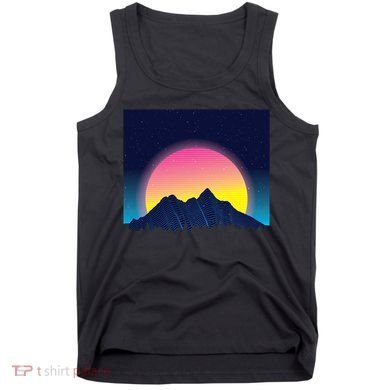 Retrowave Mountains Tank Top