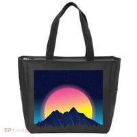 Retrowave Mountains Tote Bag thumb 0