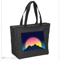 Retrowave Mountains Tote Bag thumb 2