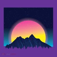 Retrowave Mountains Hoodie thumb 2