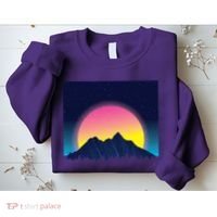 Retrowave Mountains Sweatshirt thumb 2