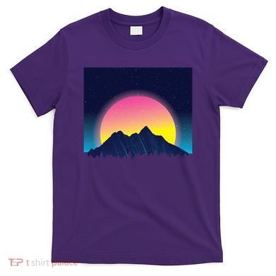 Retrowave Mountains T-Shirt