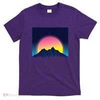 Retrowave Mountains T-Shirt thumb 0
