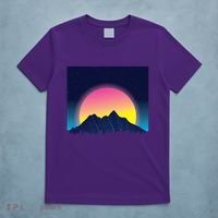 Retrowave Mountains T-Shirt thumb 5