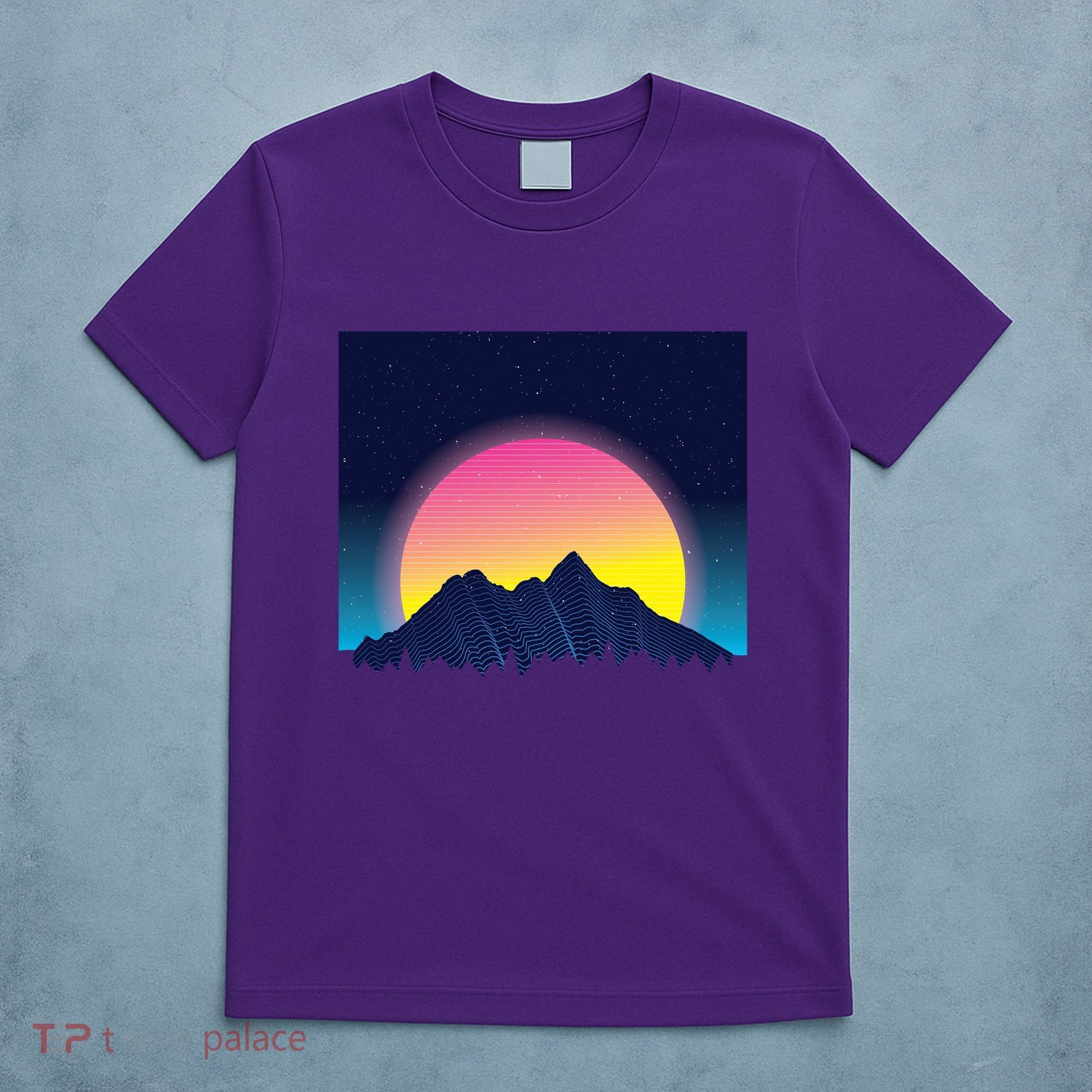 Retrowave Mountains T-Shirt
