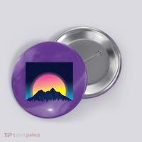 Retrowave Mountains Button thumb 0