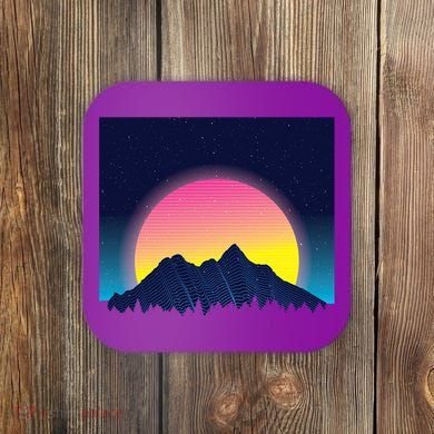 Retrowave Mountains Coaster