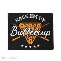 Rack Em Up Buttercup Pool Billiard Team Mousepad thumb 0