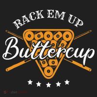 Rack Em Up Buttercup Pool Billiard Team Hat thumb 2