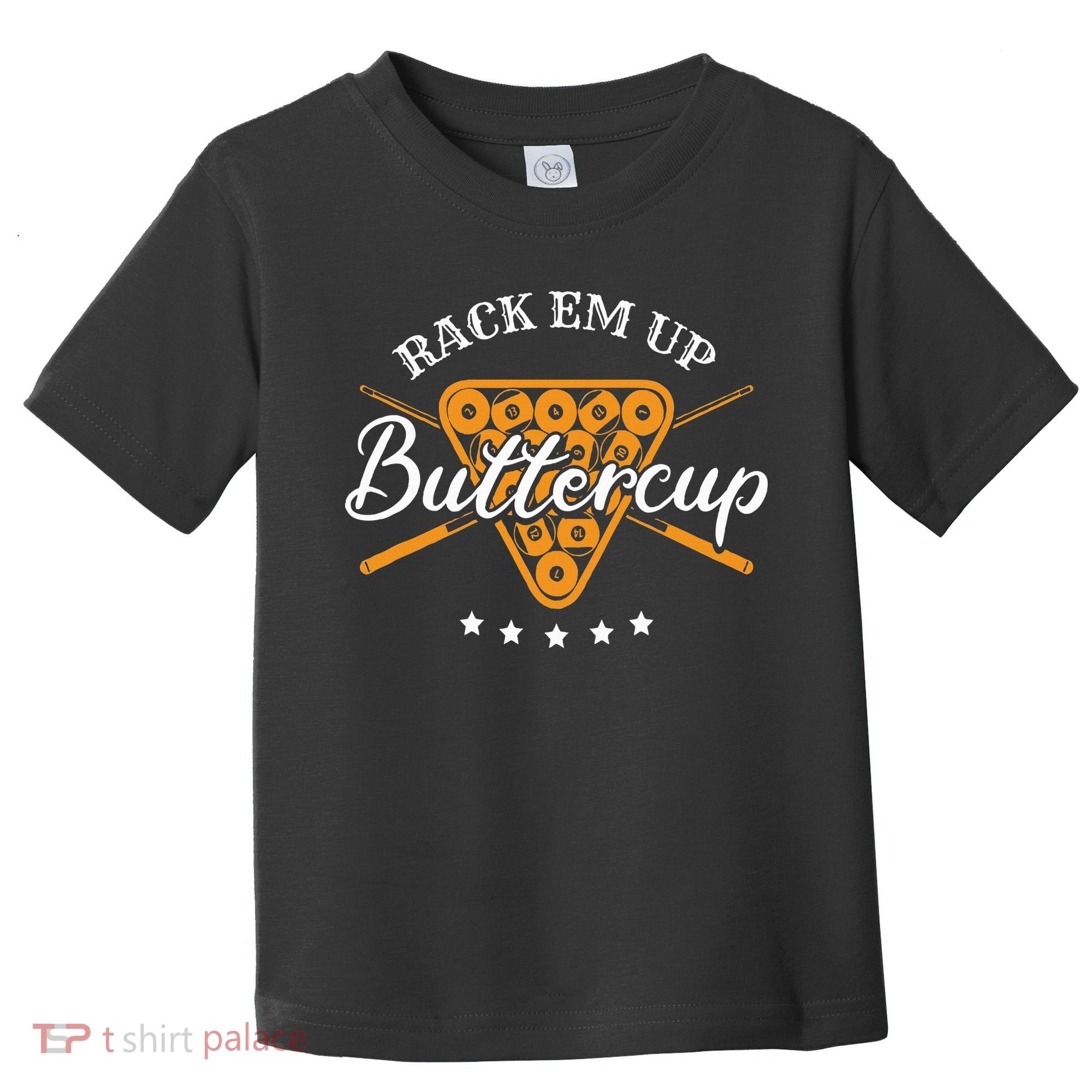 Rack Em Up Buttercup Pool Billiard Team Toddler T-Shirt