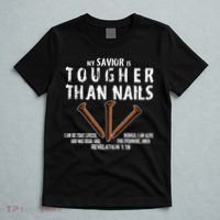 Revelation My Savior Is Tougher Than Nails T-Shirt thumb 5
