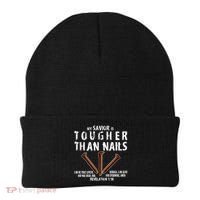 Revelation My Savior Is Tougher Than Nails Beanie thumb 0