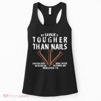 Revelation My Savior Is Tougher Than Nails Women's Tank Top thumb 0
