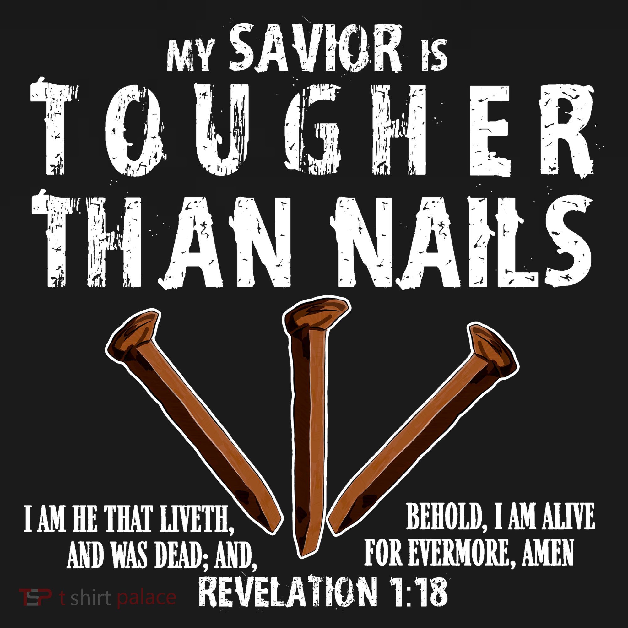 Revelation My Savior Is Tougher Than Nails Women's Tank Top