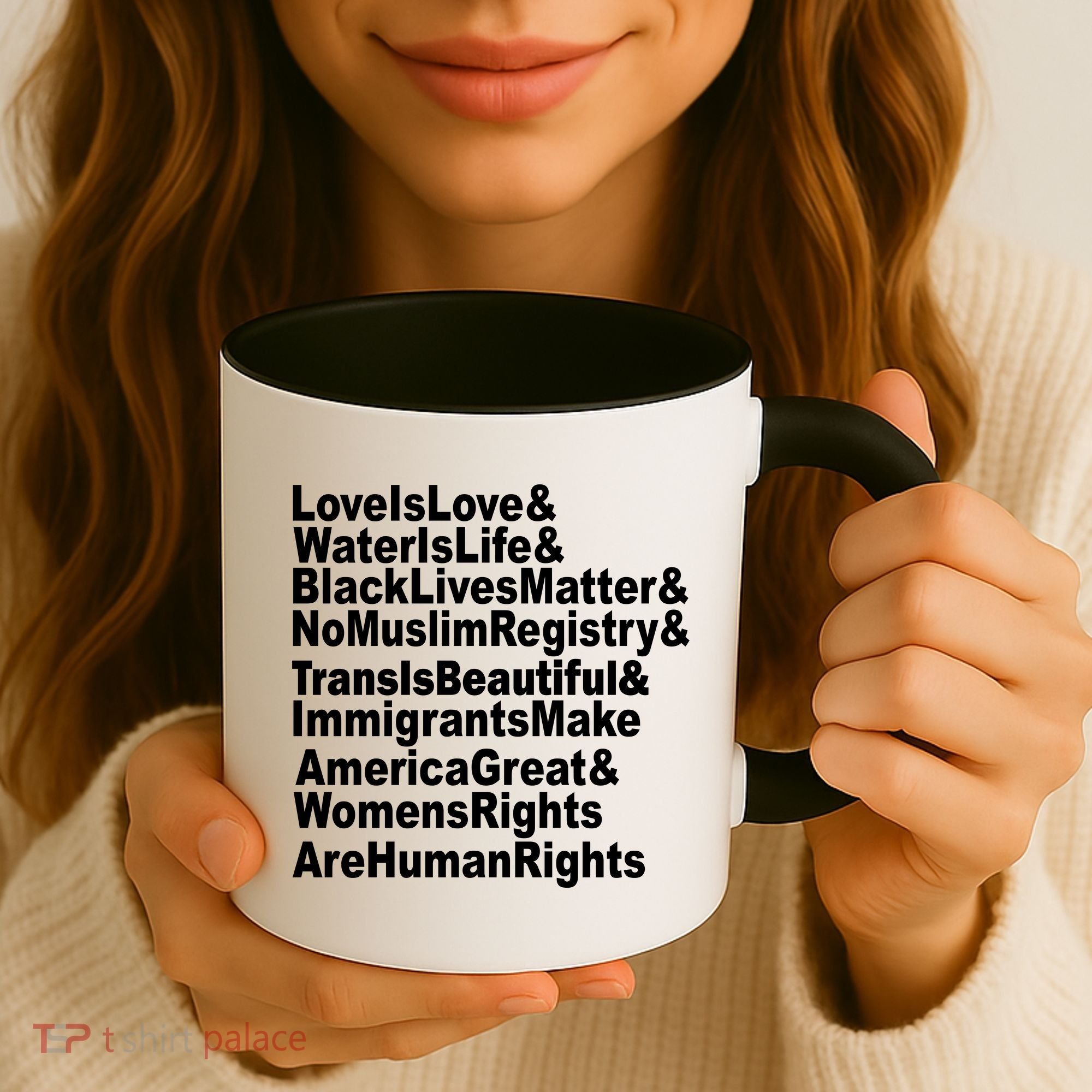 Revolutionary Intersectional Love Is Love Coffee Mug