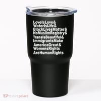 Revolutionary Intersectional Love Is Love Tumbler thumb 0