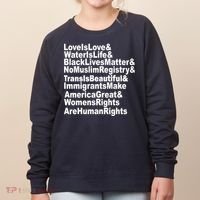 Revolutionary Intersectional Love Is Love Women's Sweatshirt thumb 0
