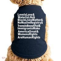 Revolutionary Intersectional Love Is Love Doggie Tank thumb 0