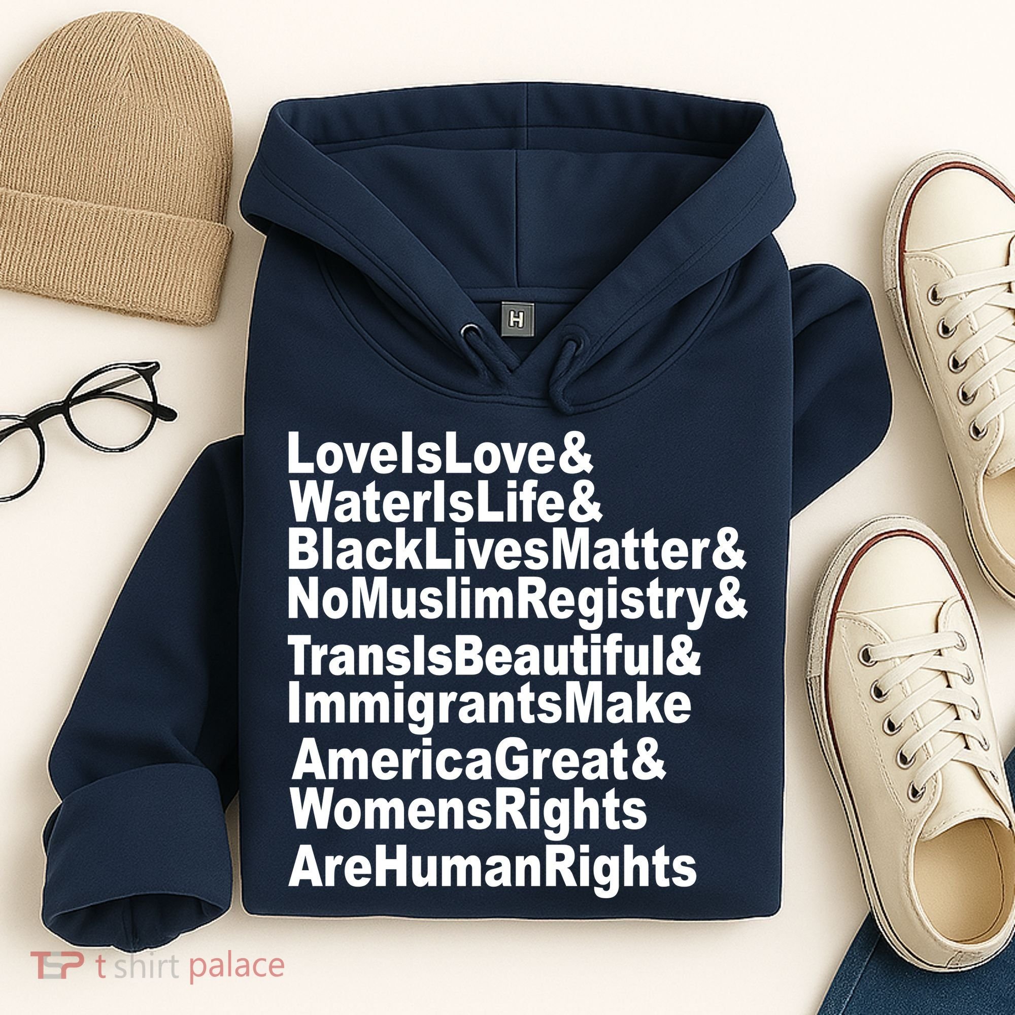 Revolutionary Intersectional Love Is Love Hoodie