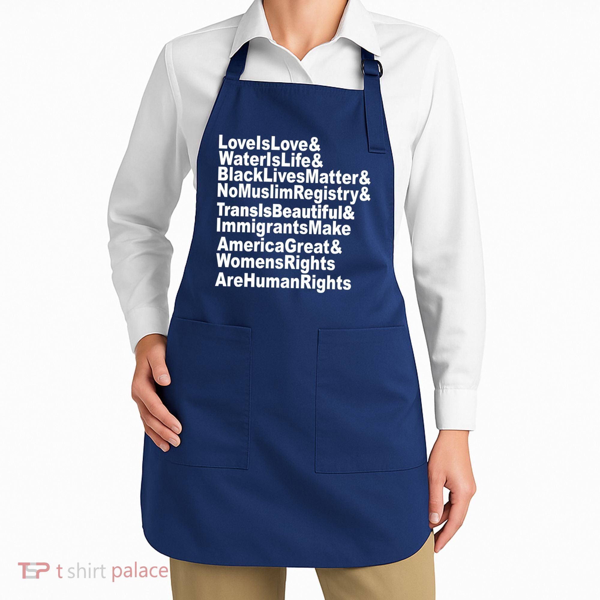 Revolutionary Intersectional Love Is Love Apron