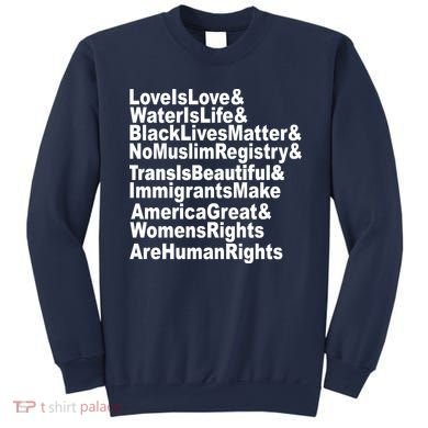 Revolutionary Intersectional Love Is Love Sweatshirt