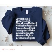 Revolutionary Intersectional Love Is Love Sweatshirt thumb 2