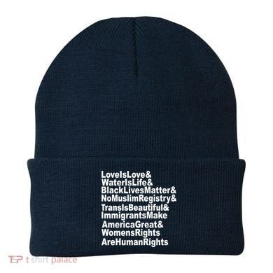 Revolutionary Intersectional Love Is Love Beanie