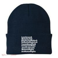 Revolutionary Intersectional Love Is Love Beanie thumb 0