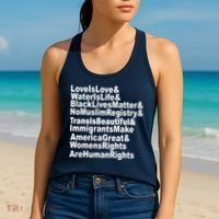 Revolutionary Intersectional Love Is Love Women's Tank Top thumb 2