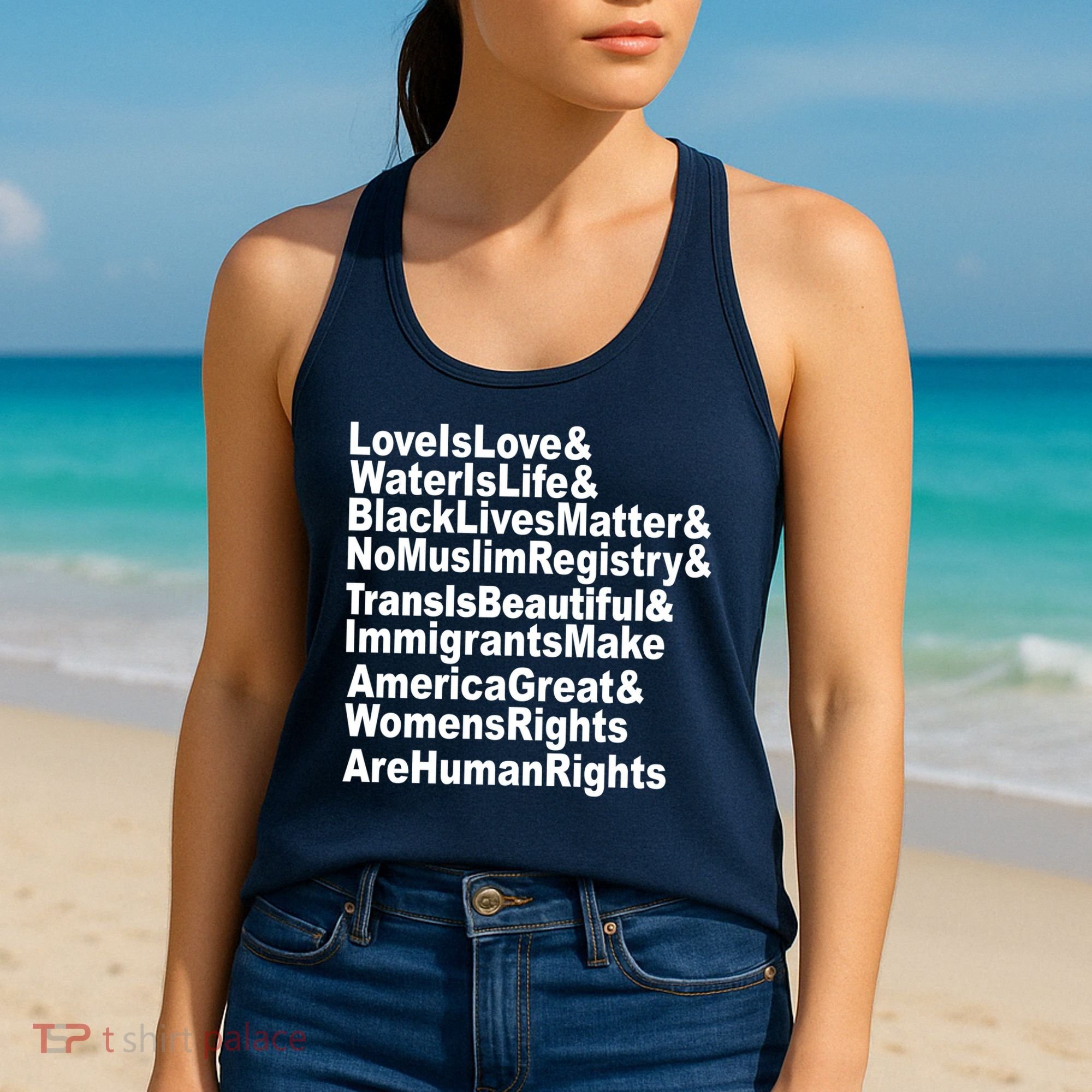 Revolutionary Intersectional Love Is Love Women's Tank Top