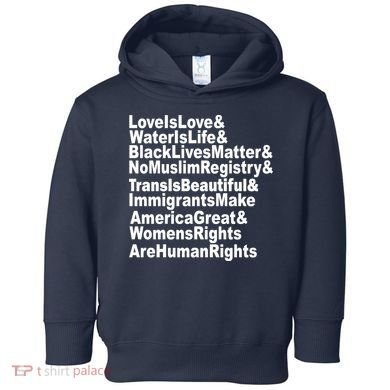 Revolutionary Intersectional Love Is Love Toddler Hoodie