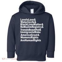 Revolutionary Intersectional Love Is Love Toddler Hoodie thumb 0