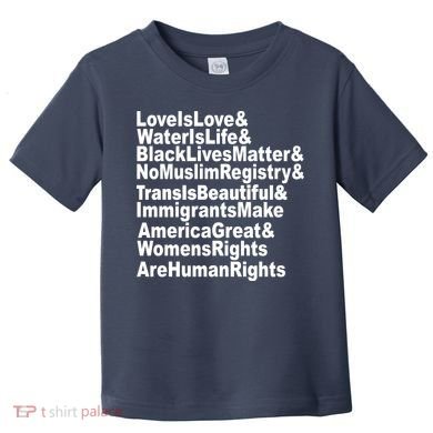 Revolutionary Intersectional Love Is Love Toddler T-Shirt
