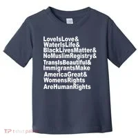 Revolutionary Intersectional Love Is Love Toddler T-Shirt thumb 0