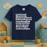 Revolutionary Intersectional Love Is Love Toddler T-Shirt thumb 3
