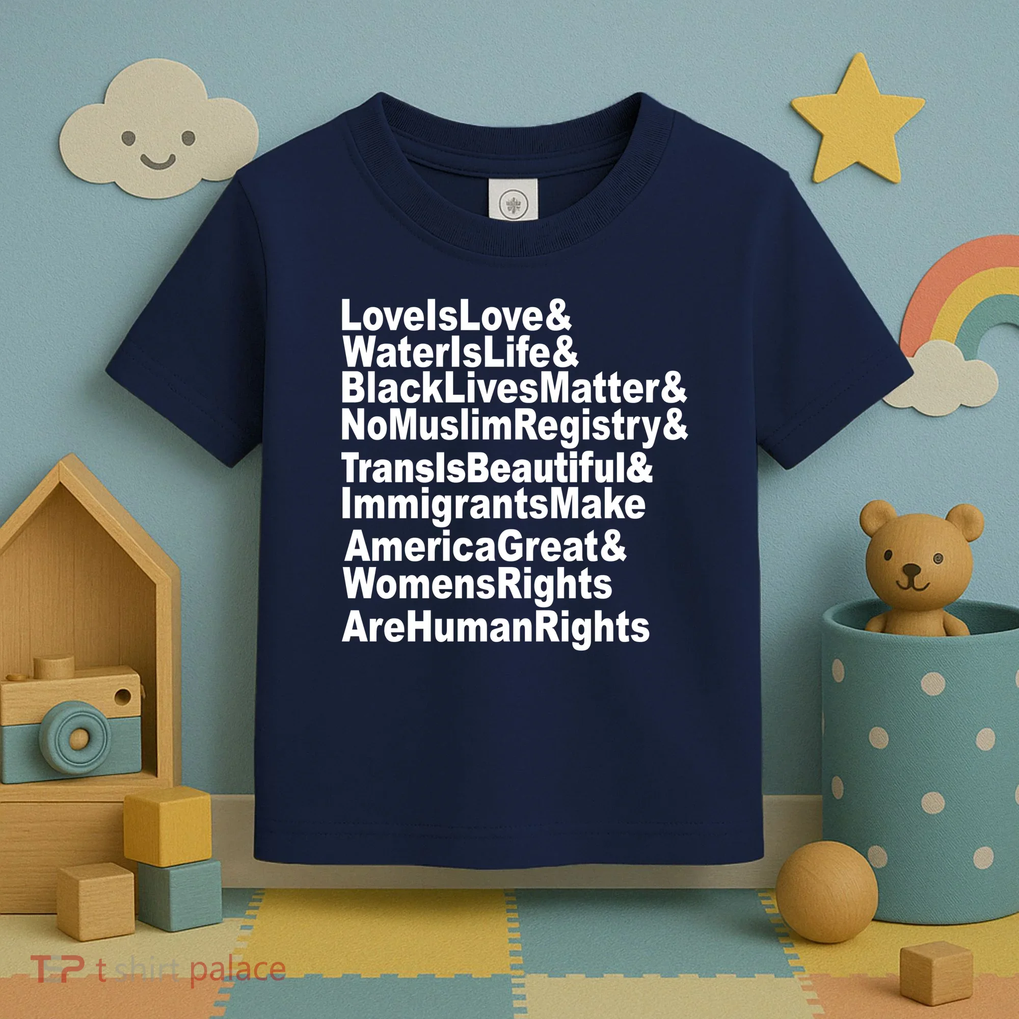 Revolutionary Intersectional Love Is Love Toddler T-Shirt