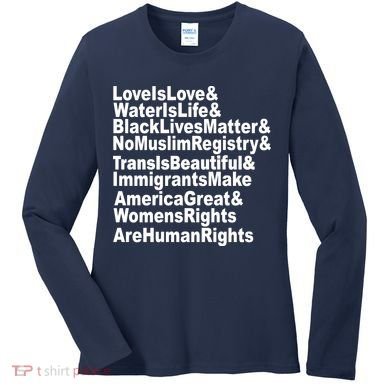 Revolutionary Intersectional Love Is Love Women's Long Sleeve Shirt