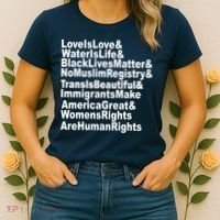 Revolutionary Intersectional Love Is Love Women's T-Shirt thumb 2