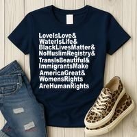 Revolutionary Intersectional Love Is Love Women's T-Shirt thumb 3