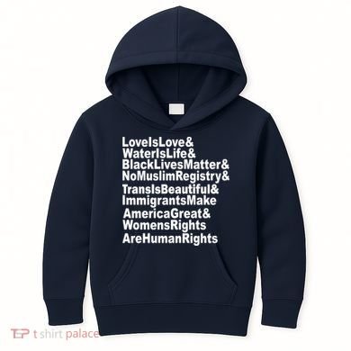 Revolutionary Intersectional Love Is Love Kids Hoodie