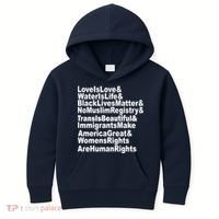 Revolutionary Intersectional Love Is Love Kids Hoodie thumb 0