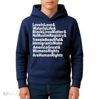Revolutionary Intersectional Love Is Love Kids Hoodie thumb 4