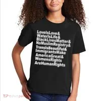 Revolutionary Intersectional Love Is Love Kids T-Shirt thumb 2