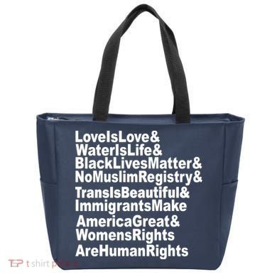 Revolutionary Intersectional Love Is Love Tote Bag