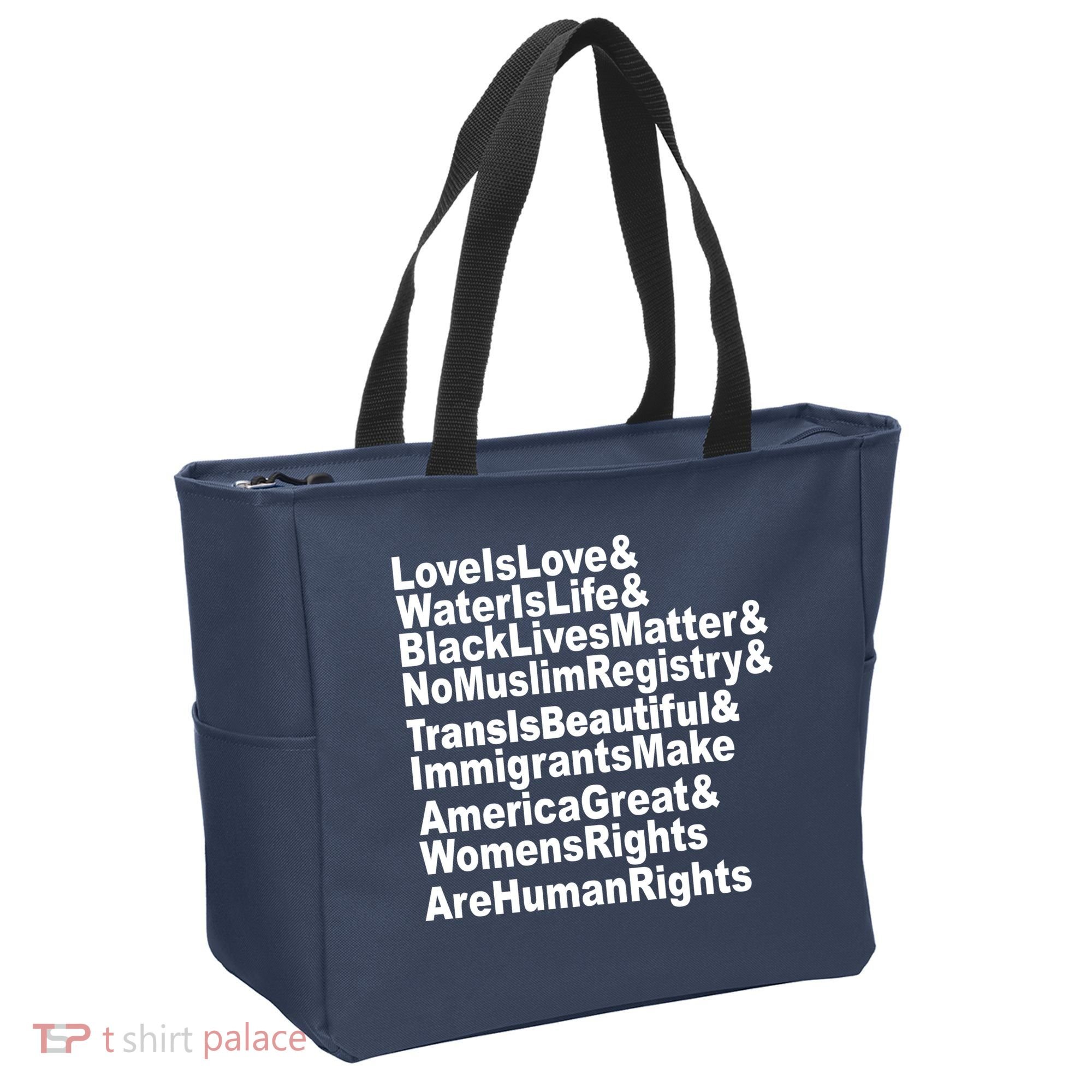 Revolutionary Intersectional Love Is Love Tote Bag