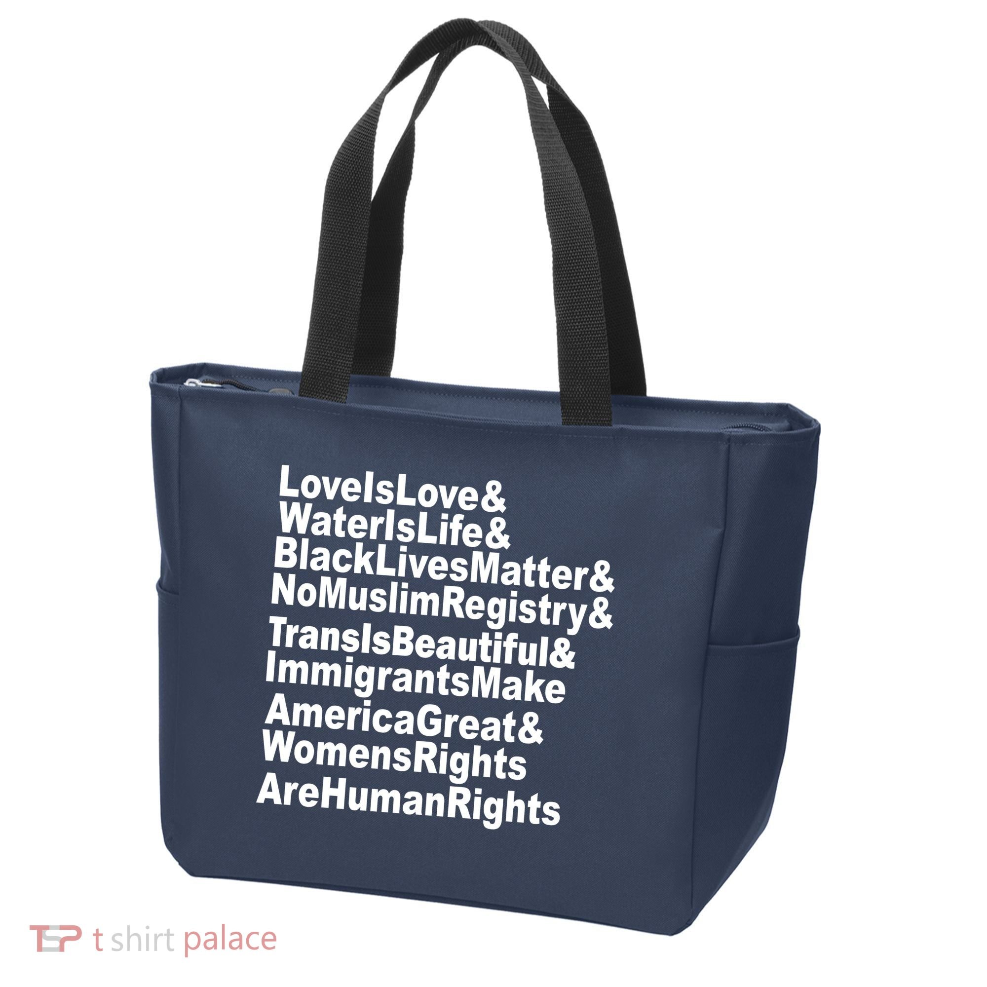 Revolutionary Intersectional Love Is Love Tote Bag