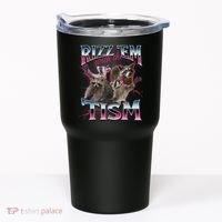 Rizz Em With The Tism Racoon Funny Oddly Specific Dank Meme Tumbler thumb 0
