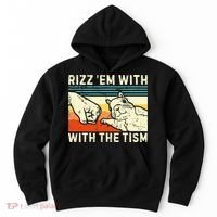 Rizz Em With The Tism Rizzler Joke Meme Rizzling Squirrel Hoodie thumb 0